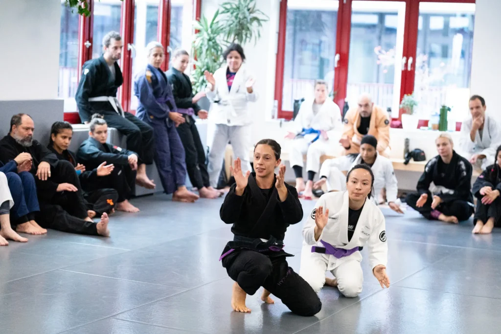 Brazilian Jiu-Jitsu für Frauen in Berlin mit Coach Rose, 2025. Foto: Photo Blackbelt.