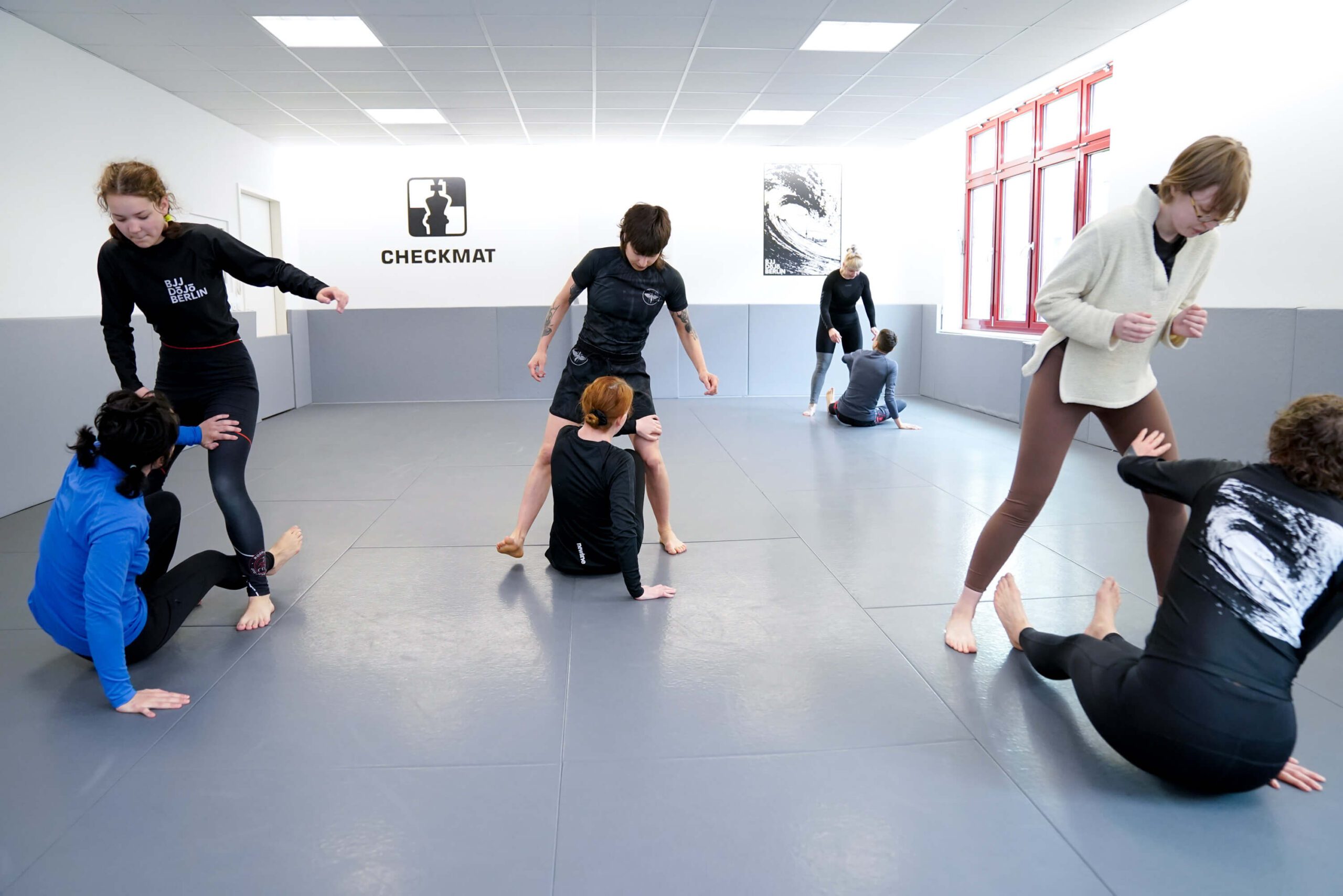 Picture of bjj dojo berlin womens class on saturday morning