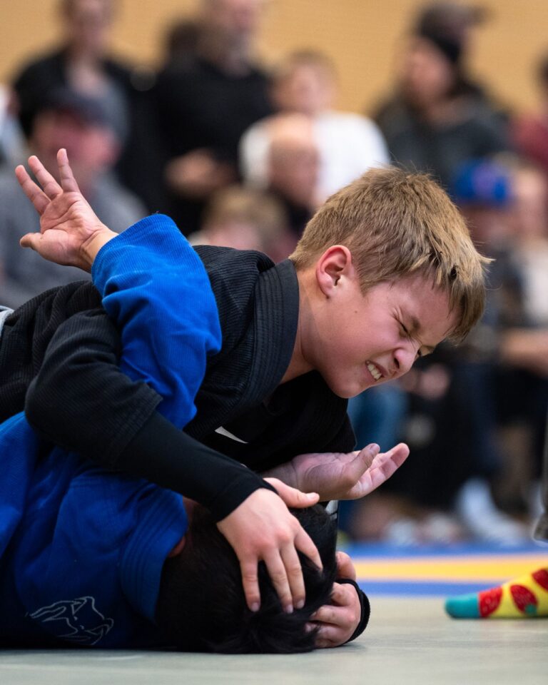 Voller Einsatz beim Kinder-BJJ-Turnier. Foto: Photo Blackbelt.